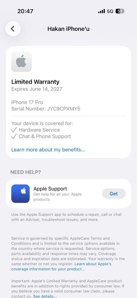 I PHONE 17 PRO 256 GB YD - 3