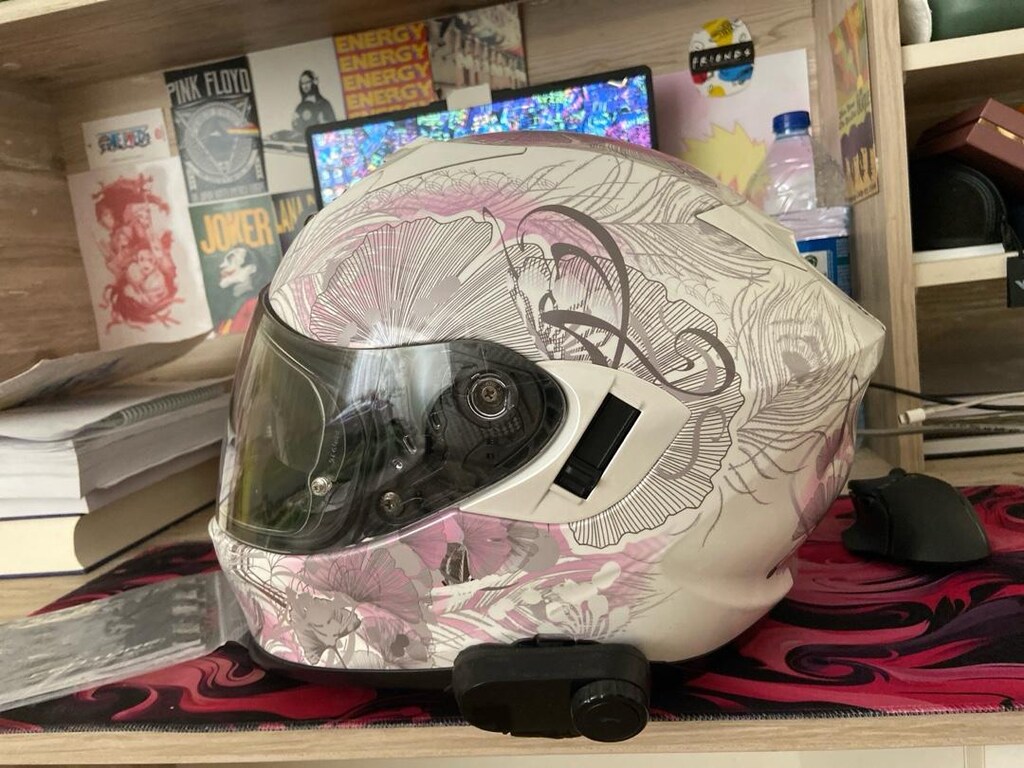 SCORPION EXO-520 EVO AIR PEMBE BEYAZ BAYAN KASK - 4