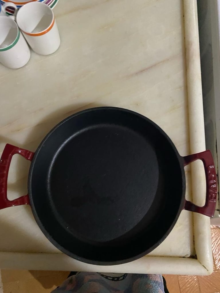 lava döküm tava