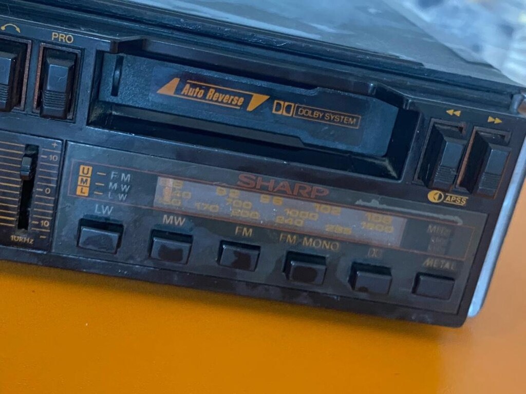 Sharp RG-375G (BK) Oto Teybi - Klasik / Vintage Oto Ses Sistemi - 3