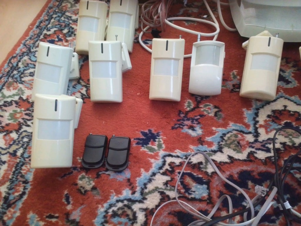 9 dedektörlü, güç kaynaklı full alarm set - 8