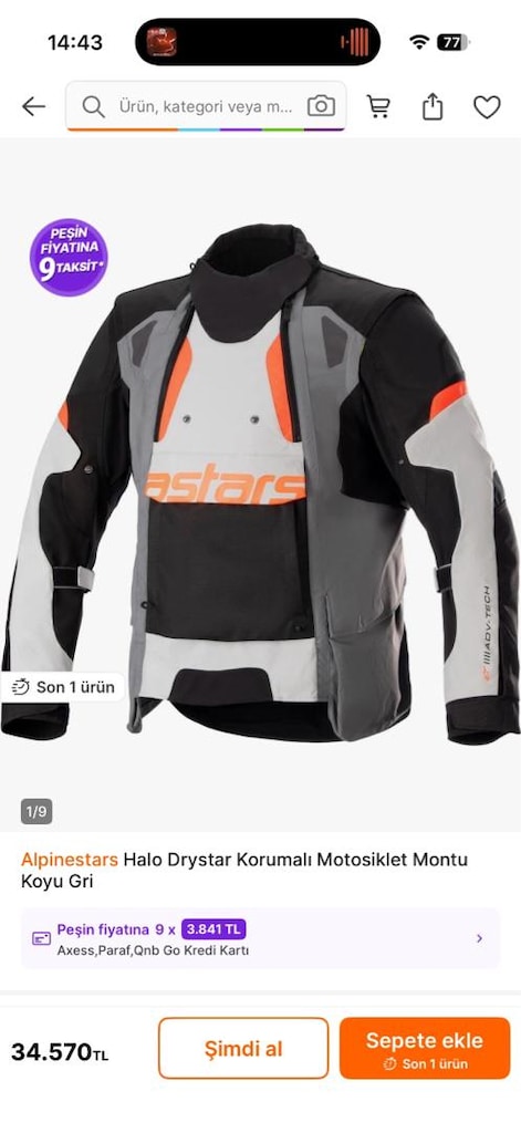 Alpinestars Motocross Kıyafeti - 2