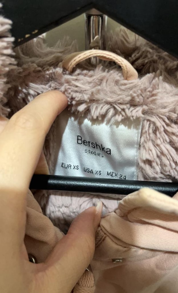Pembe Kapüşonlu Mont - 2