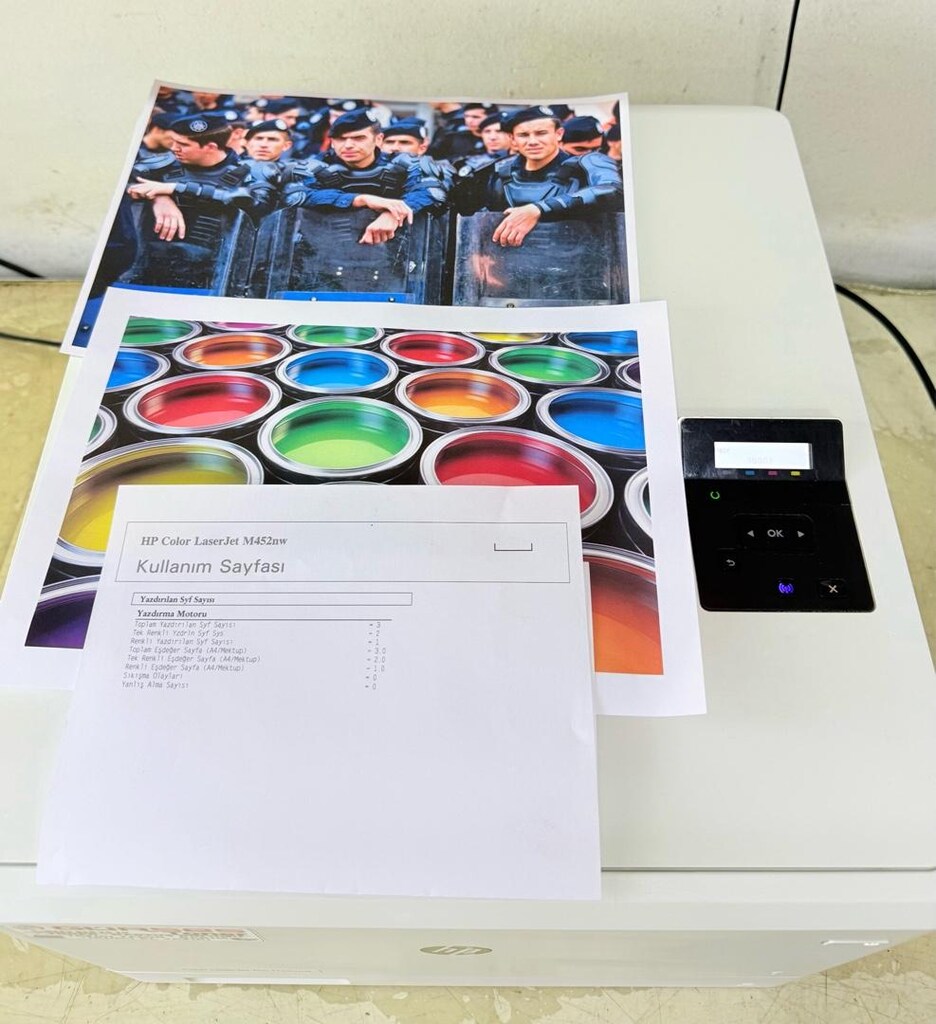 Yazıcı HP M452NW Wi-Fi Renkli Lazer Ekonomik - 6