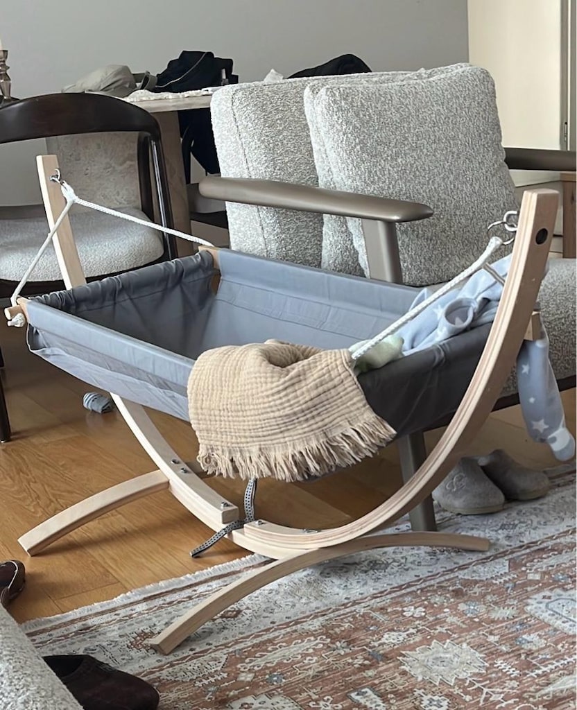 Kraft Tiger XL model Anne yanı park yatak +Hamak Salıncak+babynest - 13
