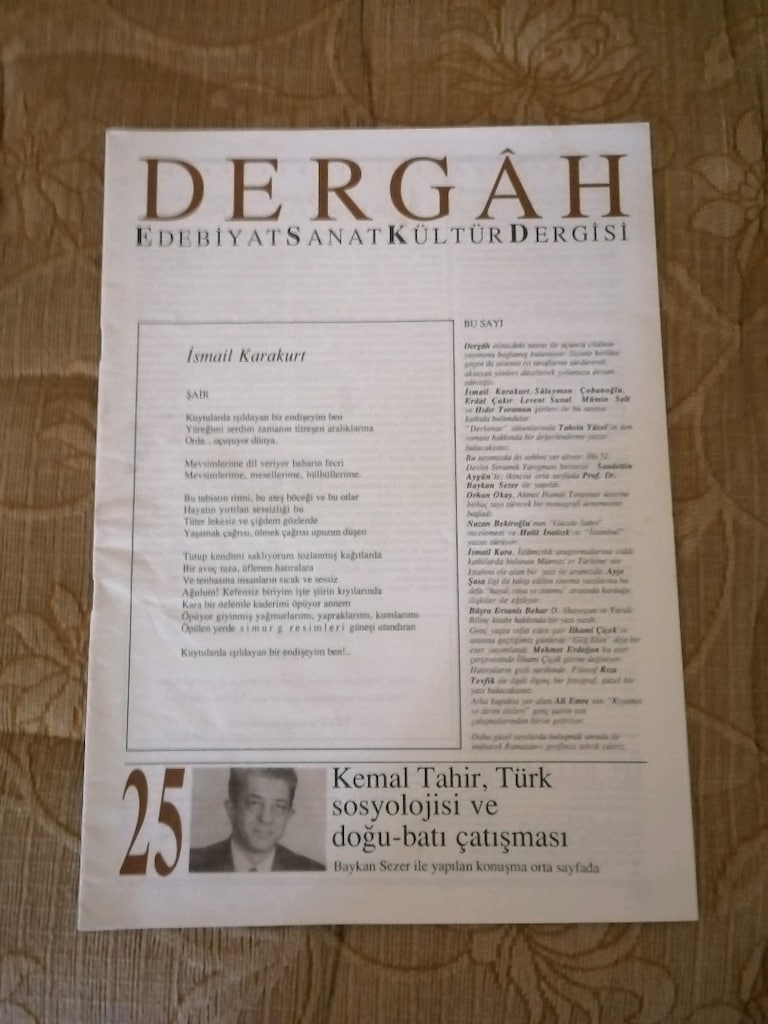 Dergâh Edebiyat Sanat Dergisi 23/27. SAYILAR - 5