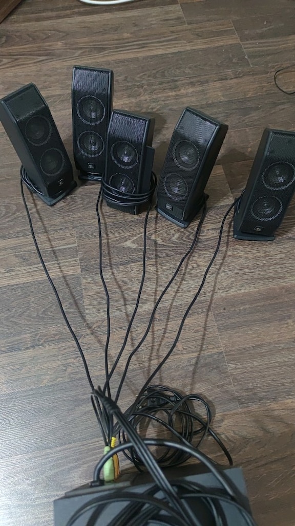 LOGİTECH X-540 5.1 SURROUND SES SİSTEMİ/ ÇOK TEMİZDİR - 4