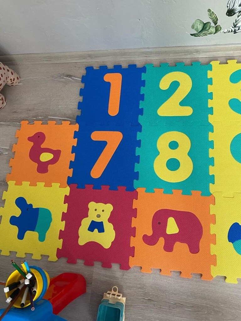 renkli oyun matı e bebek - 3