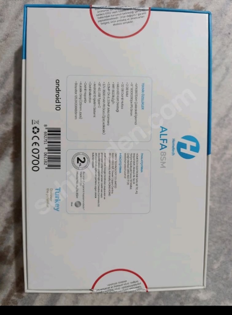 Hometech 8SM Android 10 Tablet Sorunsuz 32 gb - 5