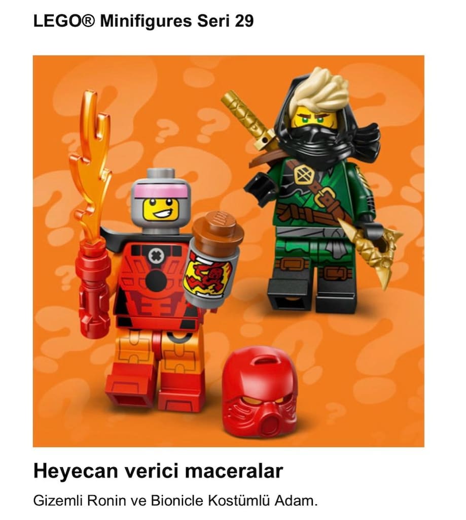 LEGO Minifigures 71052 Series 29 : Tam Set 12 adet farklı figür - 5