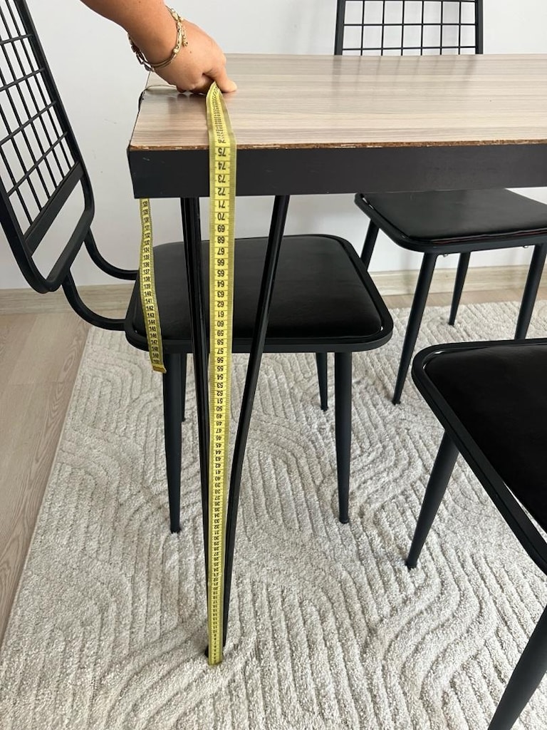 Masa + 4 Sandalye + Lambader + Dekorasyon Seti | Toplu Satılık - 9