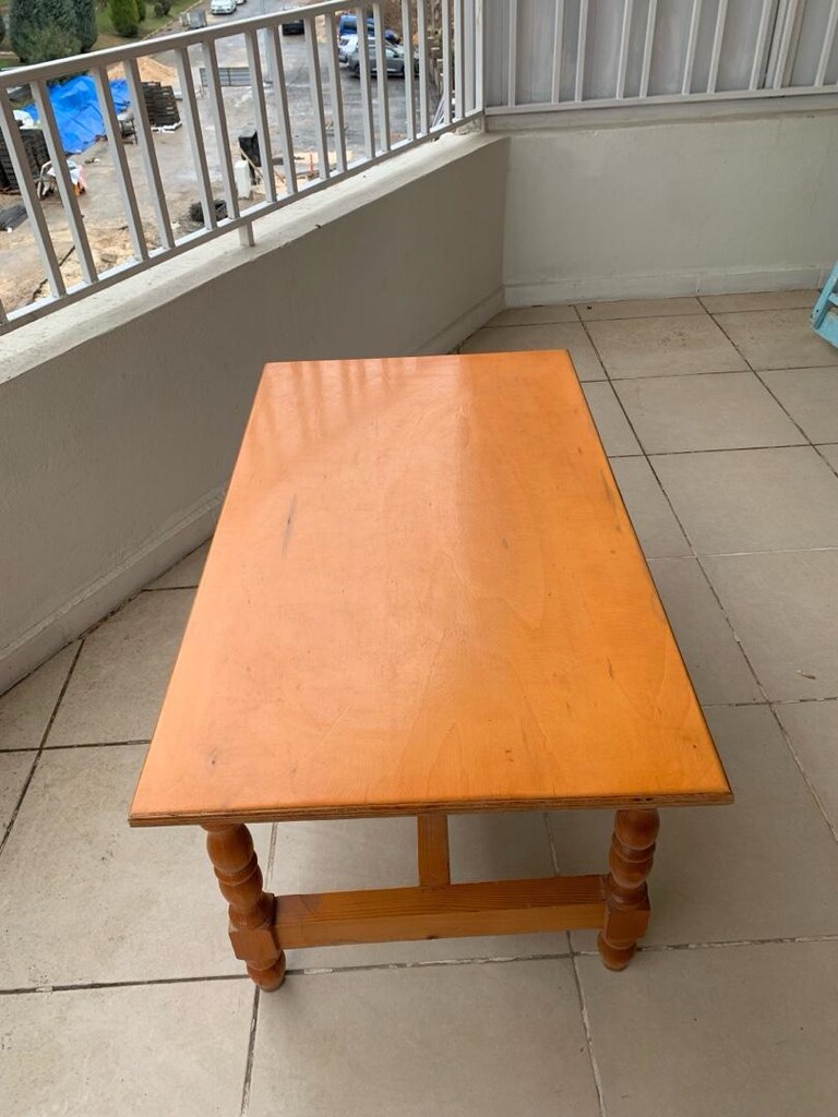 Tamamı ahşap orta sehpa - 3
