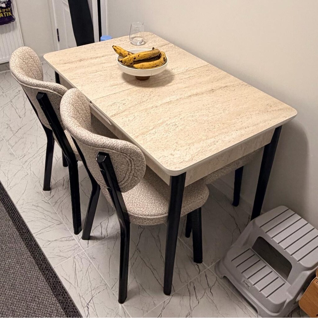 Mutfak Masası / Yemek Masası 4 Kişilik Benchli - 10