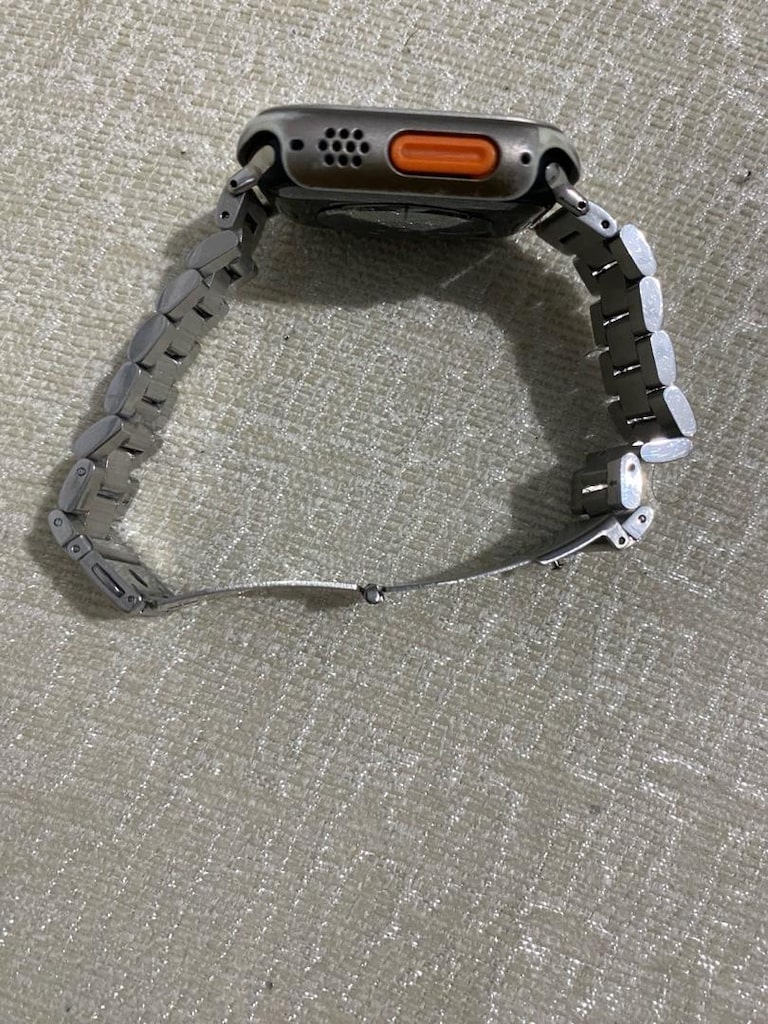 Apple Watch Series 7 45 mm GPS | Kutu + Metal Kordon + 3’ü 1 Arada Kab - 6