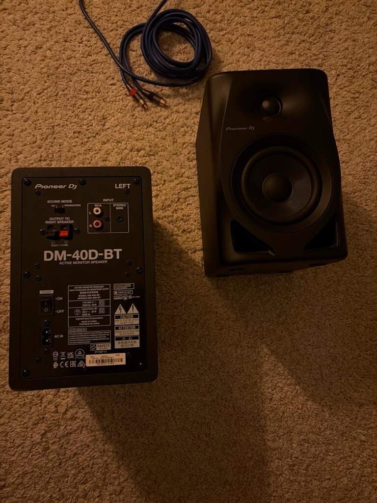 pioneer dj DM-40D BT BLUETOOHT