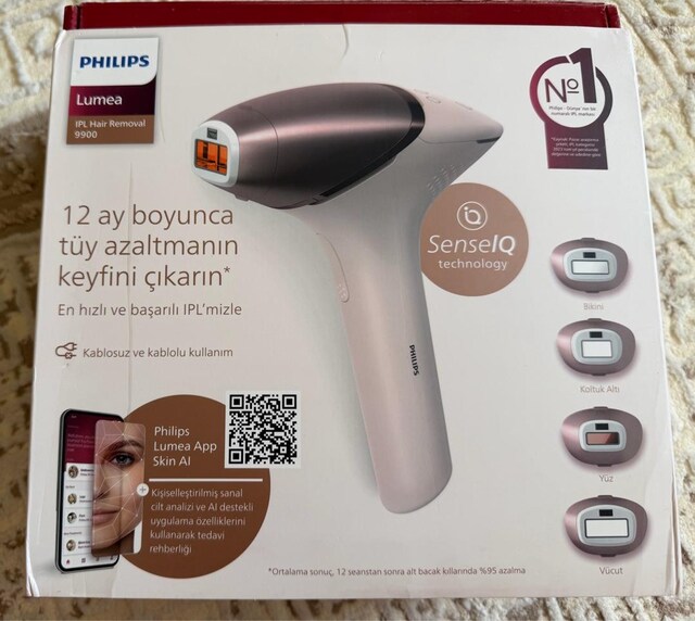 SIFIR / HİÇ KULLANILMADI - Philips Lumea IPL 9900 Series (BRI958)