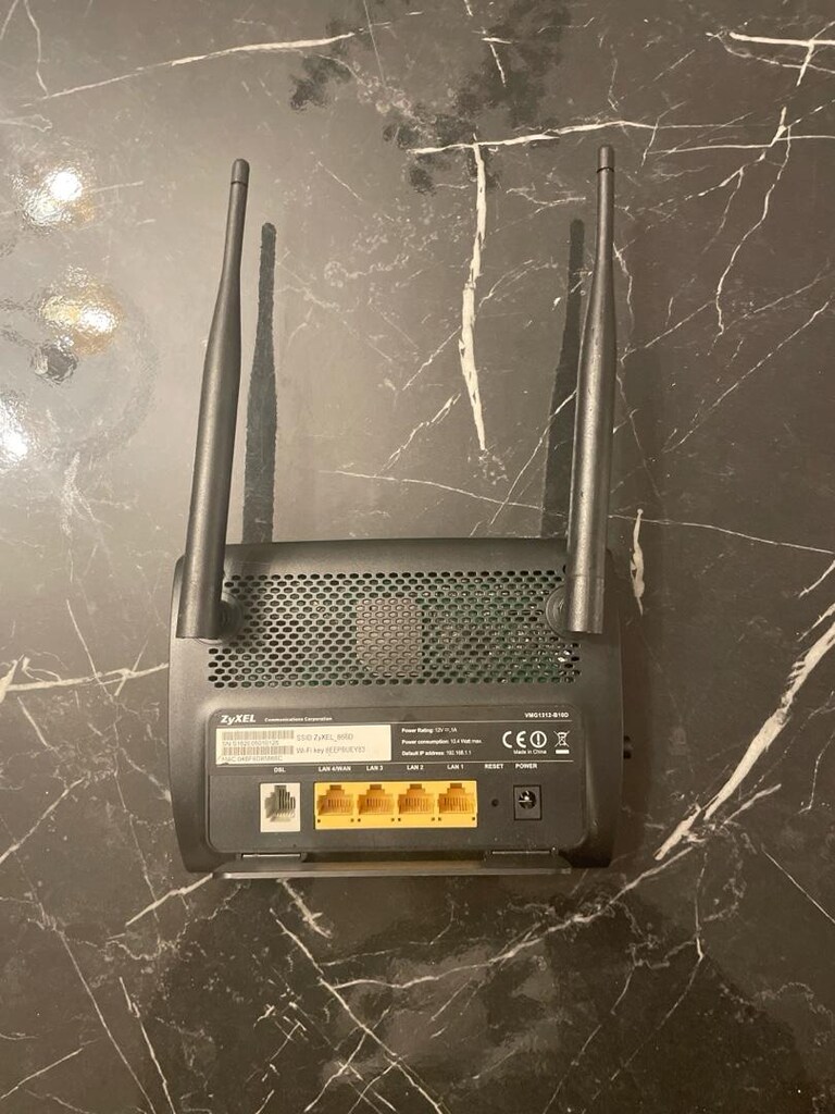 zyxel 1312 b10d vdsl modem - 2