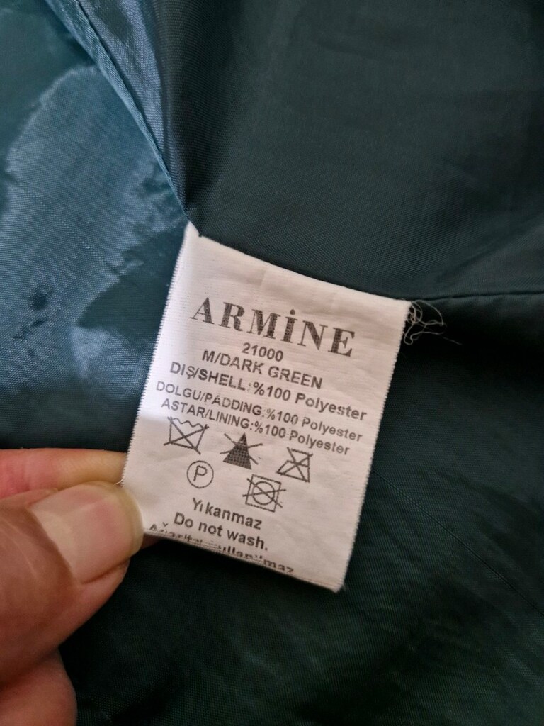 Mont şişme uzun M beden ARMİNE Marka - 7