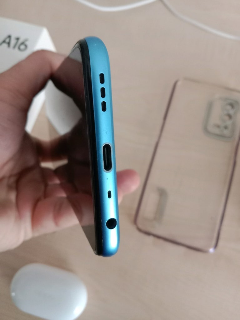 Oppo A16 4GB/64 GB Orjinal şarj var Tamir görmemiş renk Pearl mavi - 3