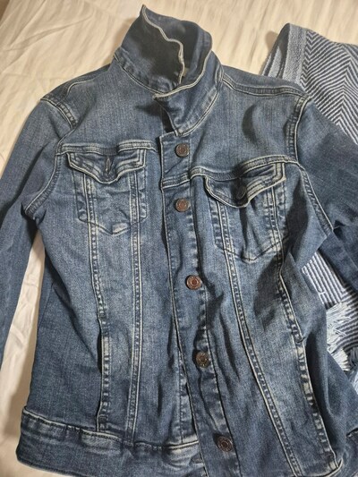 36 Beden mavi jeans Kot Ceket