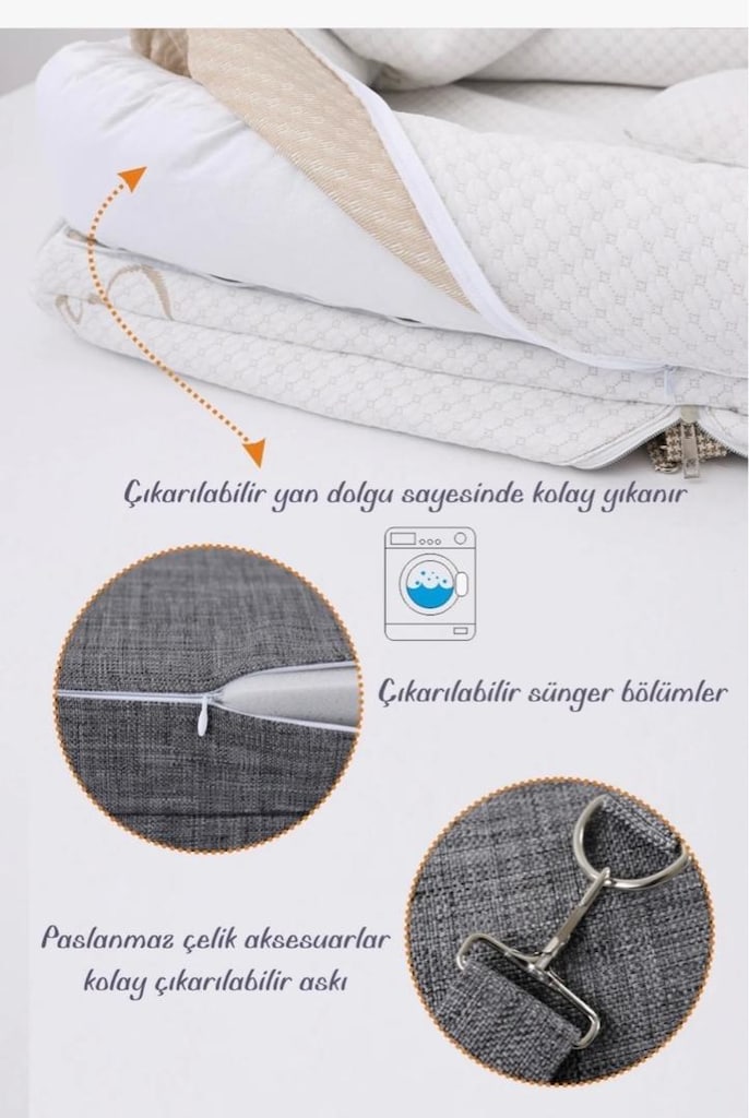 Babynest Bebek Yatağı Taşınabilir - 4