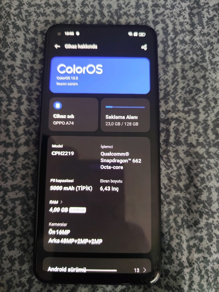 OPPO A74 128Gb TR - 3