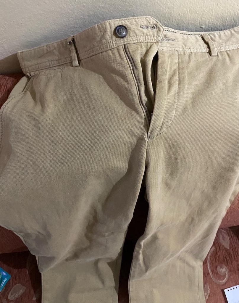 50 beden dar kesim açık bej renk temiz pantolon 600 tl - 2
