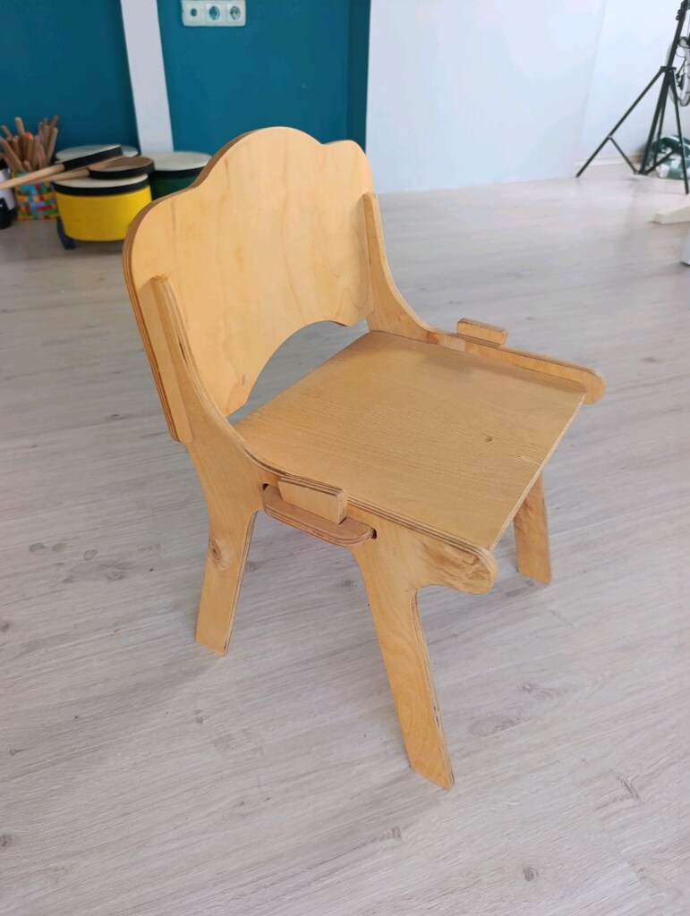 Ahşap Kontrplak Çocuk / Etkinlik Sandalyesi - 2
