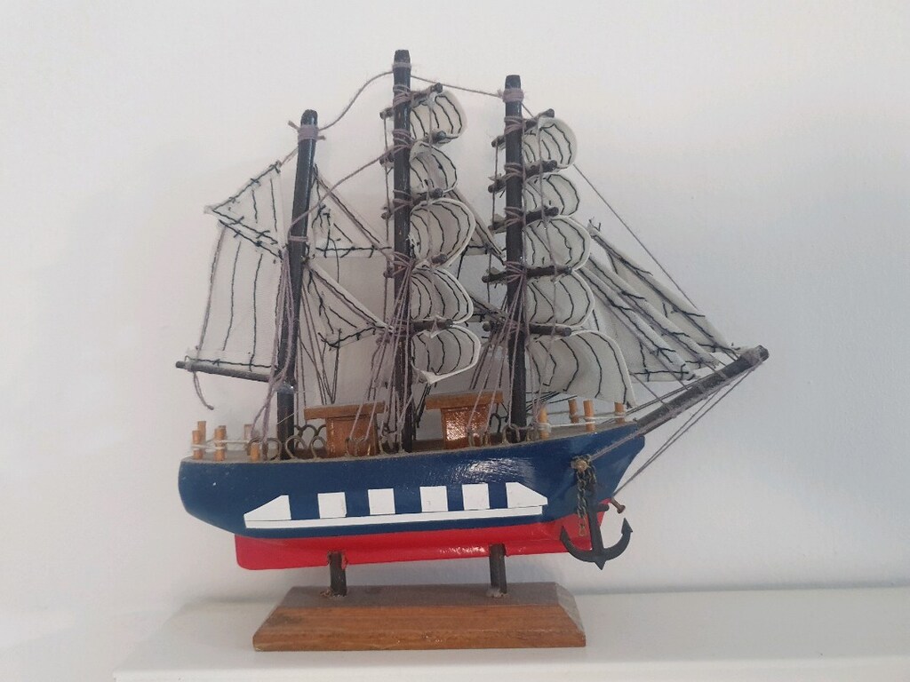 15X15 DEKOR AHŞAP EL YAPIMI YELKENLİ İKİ RENK - 2