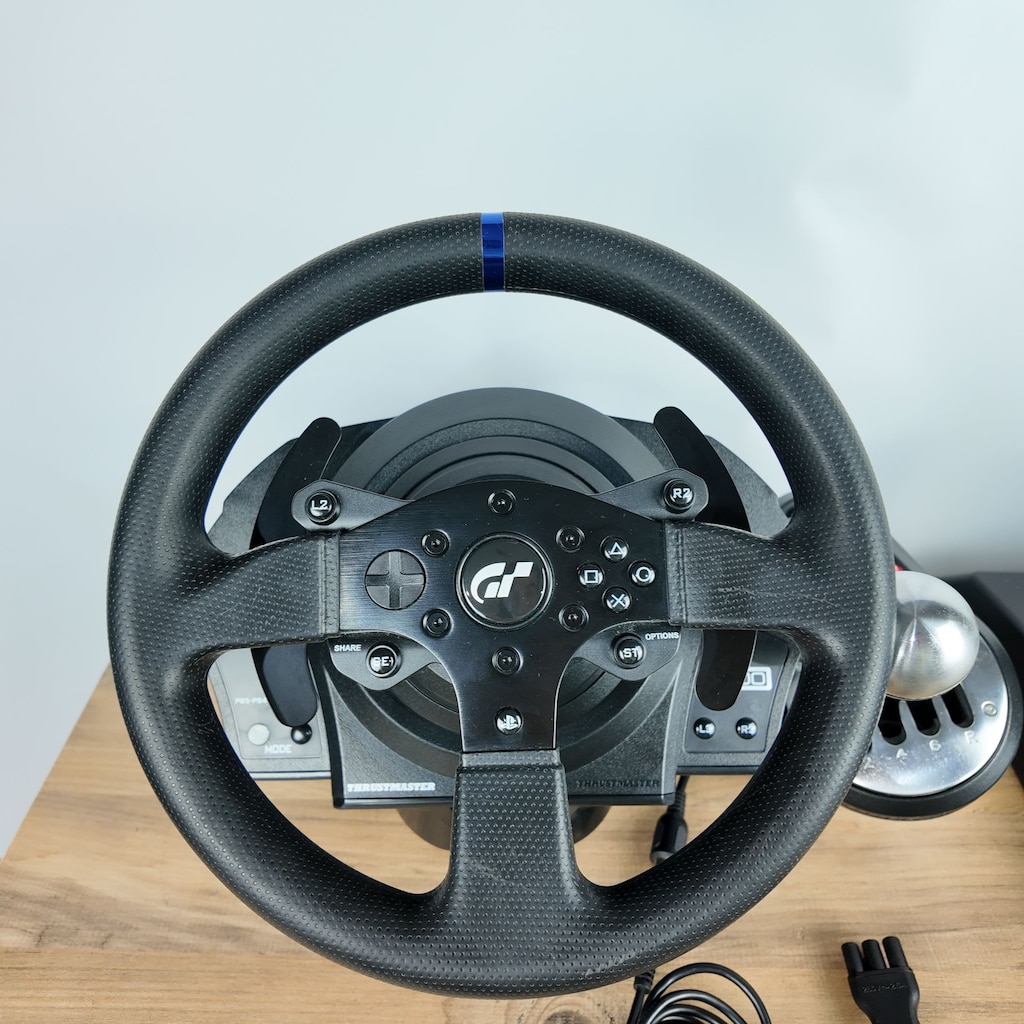 THRUSTMASTER T300RS GT + THRUSTMASTER TH8A VİTES İKİNCİ EL TEMİZ - 7
