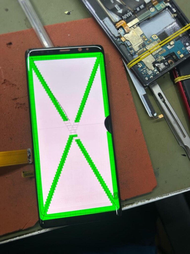 Samsung not 8 orjinal lekeli çizgili ekran - 2
