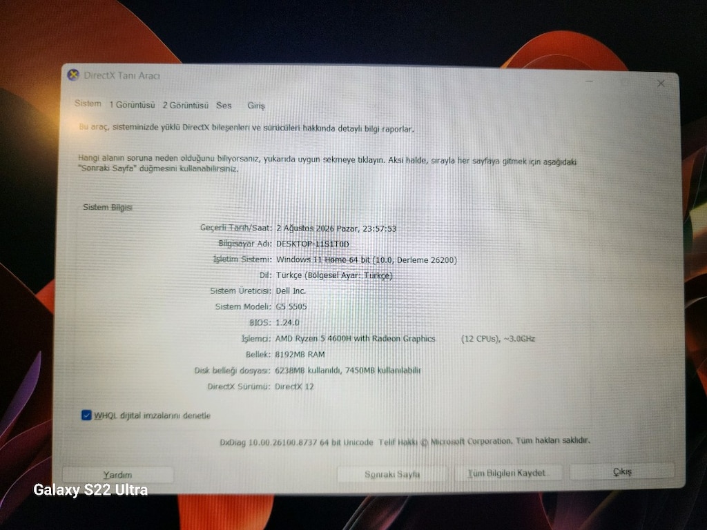 Dell G5 5505 Dizüstü Bilgisayar - 10