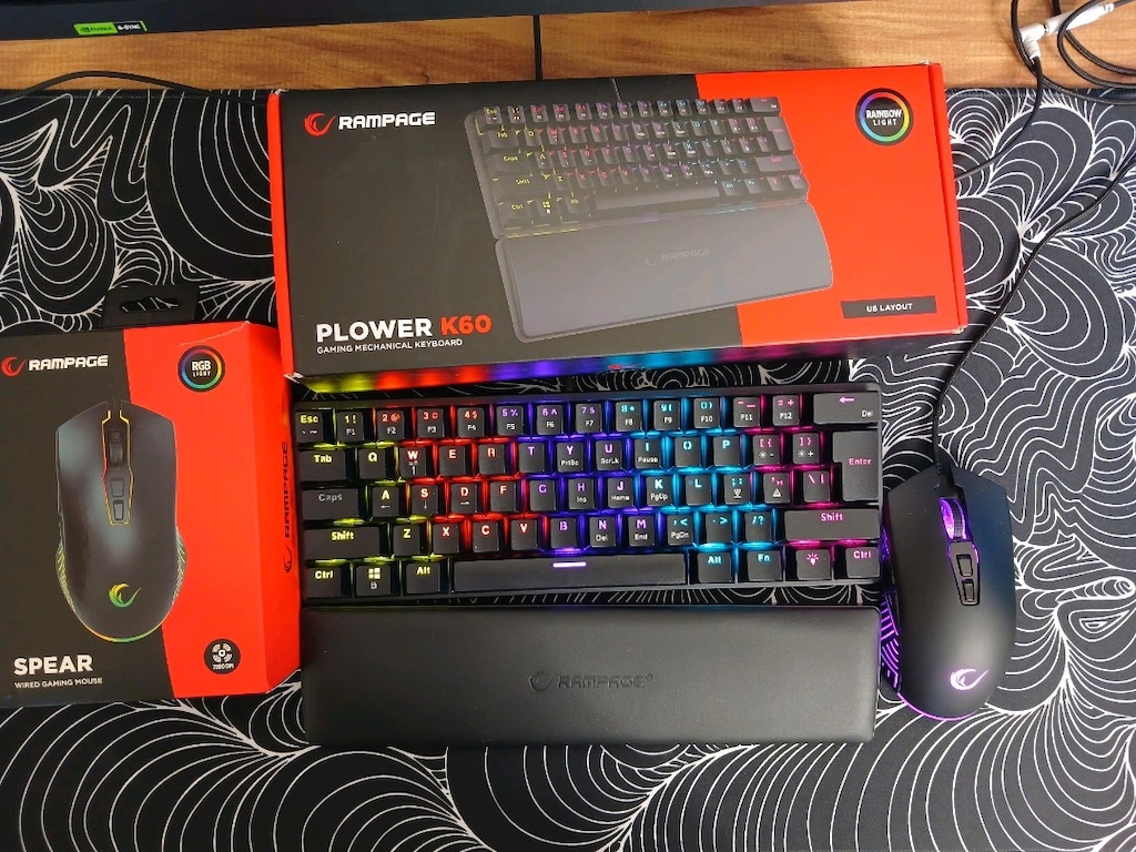 Rampage Power K60 RGB Klavye + RGB Oyuncu Mouse Seti - 6