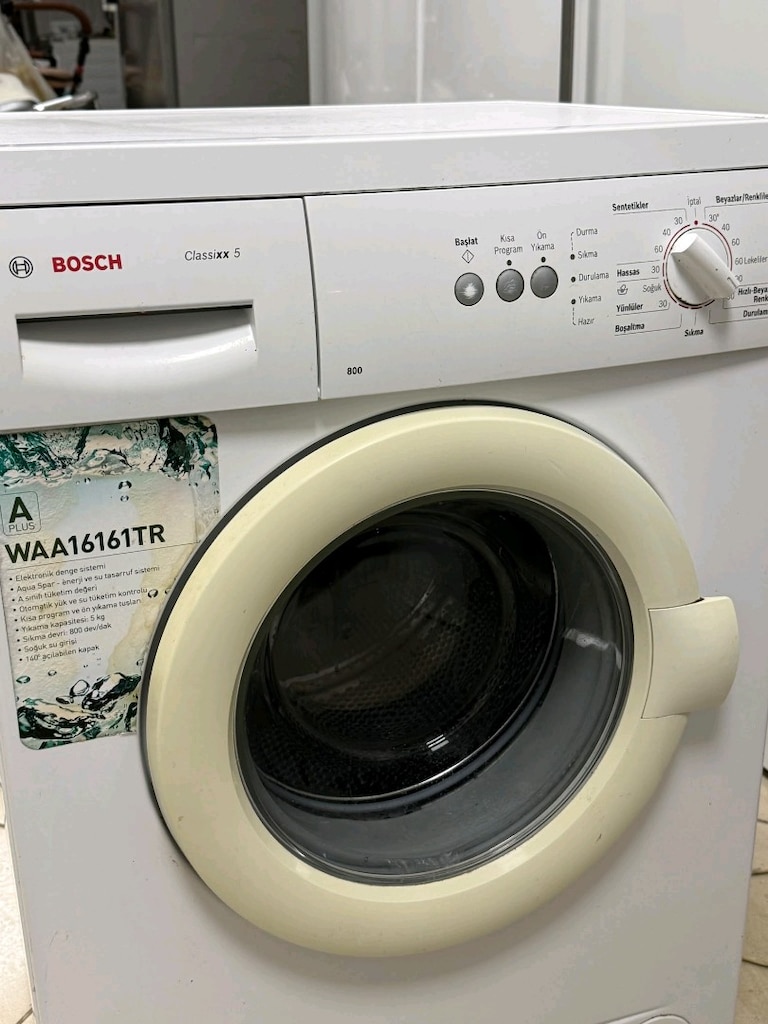 Tertemiz ve sağlam 5 kg Bosch marka çamaşır makinası 800 devir A+++ se - 3