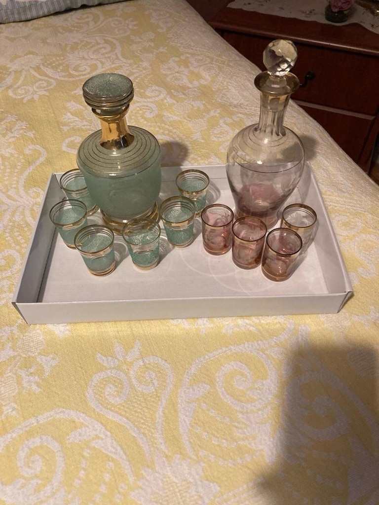 rus antika likör takımı - 2