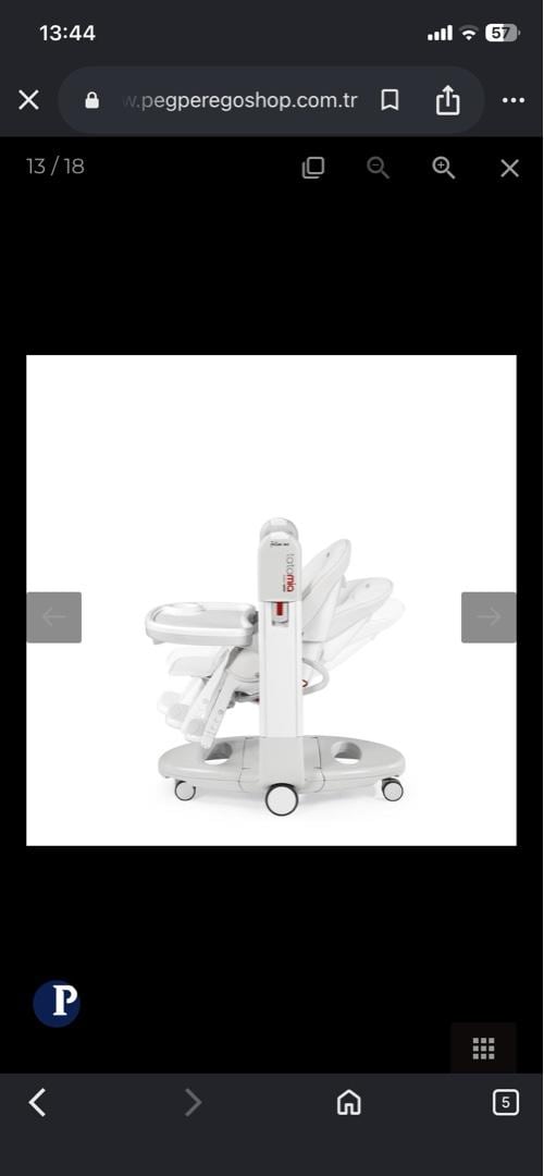 peg perego salıncaklı mama sandalyesi - 3