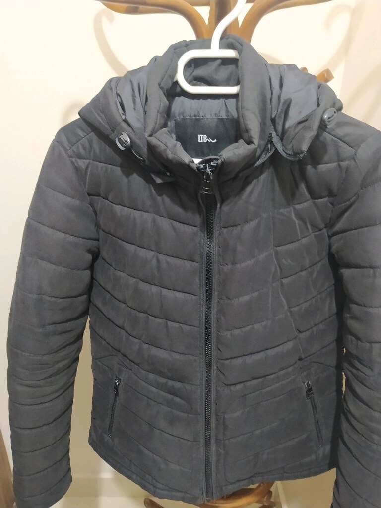 kadın siyah şişme mont - 6