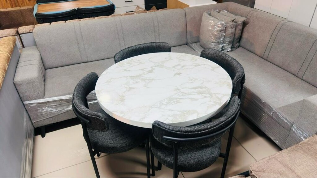 4 kişilik lüks yemek masası 6 kişilik lüks yemek masası takımı - 13