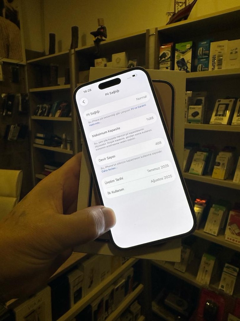 Apple 15 128 Gb 11 Ay tr garantili pil 88 orjinal tr cihaz işlemsiz - 4