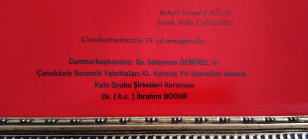 KOLEKSİYONCULARA ÖZEL SERAMİK TABLO - 3