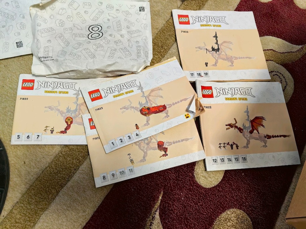 LEGO NINJAGO BİRKAÇ PAKETİ AÇILMIŞ KUTUNUN İÇİNDE - 4