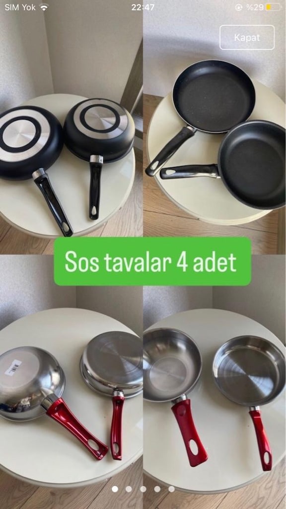 bir koli mutfak eşyaları - 14
