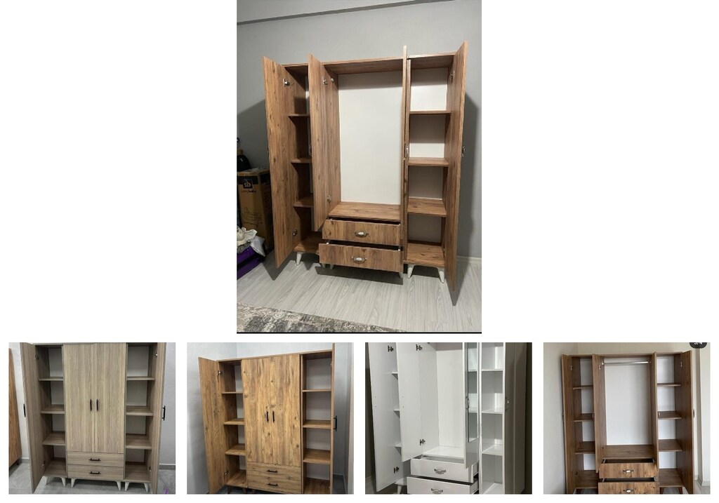 4 kapaklı elbise dolabı oqypgjetla - 2