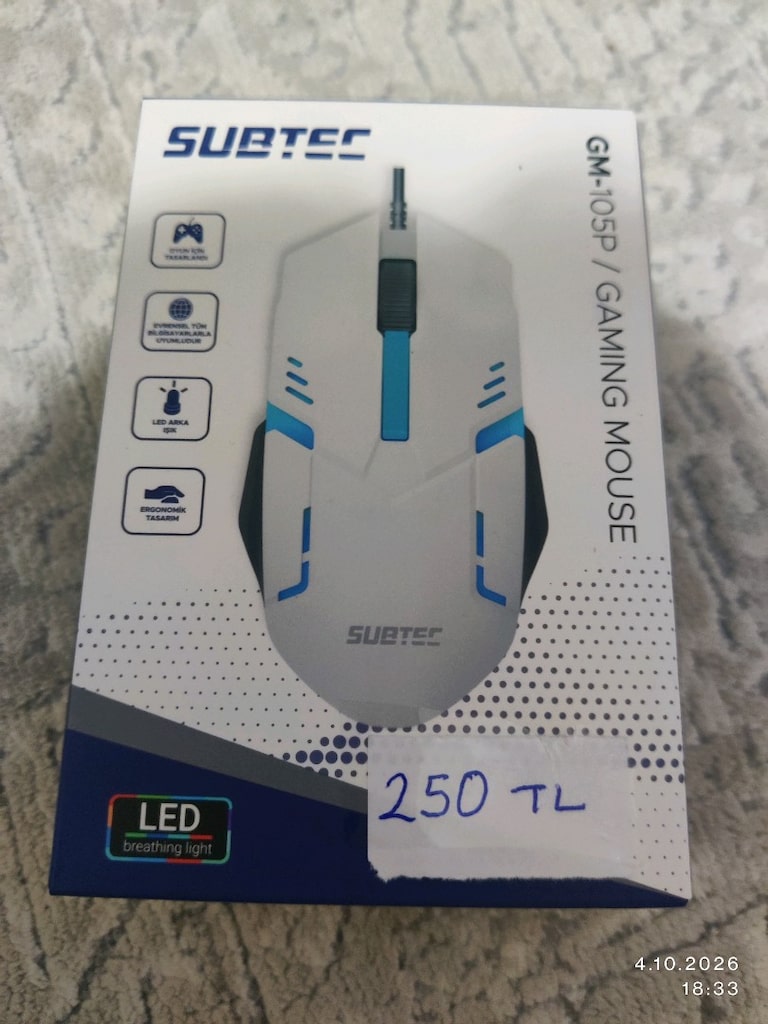Mouse'lar (Everest, Rush, Claws, Subtec, Ugreen markalar) - 6