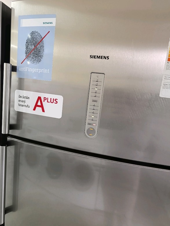 Siemens inox LED Aydınlatmalı Buzdolabı - 2