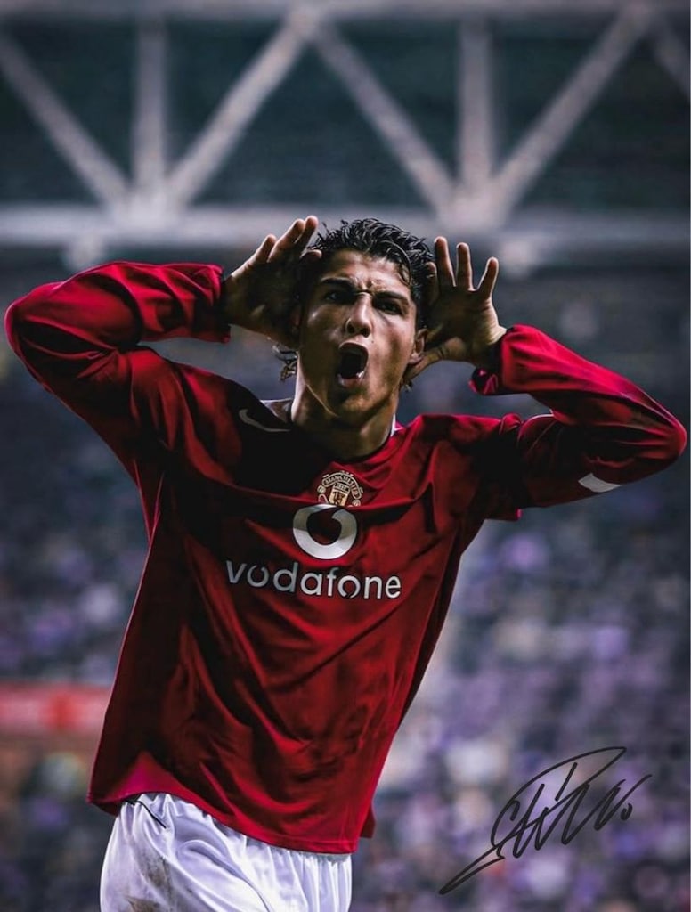 Cristiano Ronaldo İmzalı Tablo - 2