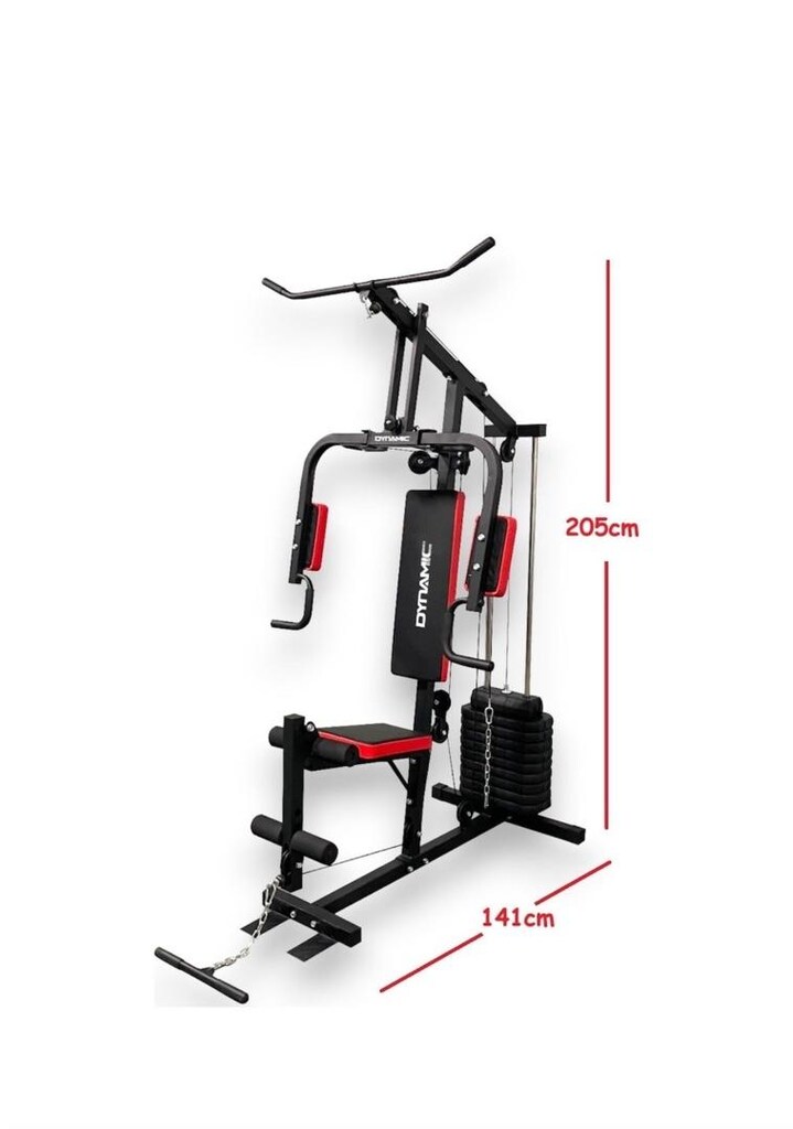 Dynamic 1001 Çalışma İstasyonu - 67kg Plaka Ağırlıklı - 2