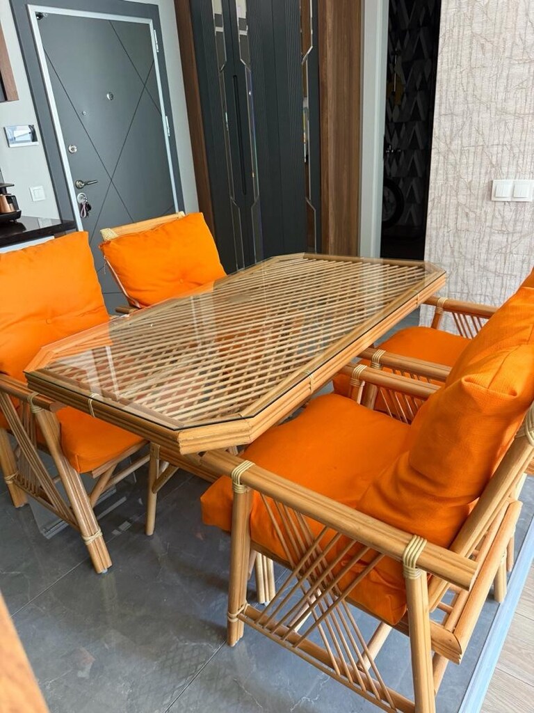 bambu yemek masa takımı - 10