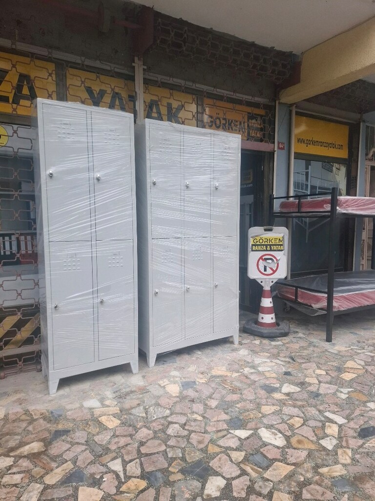6 KAPILI METAL PERSONEL SOYUNMA DOLABI UCRETSİZ TESLİMAT - 2