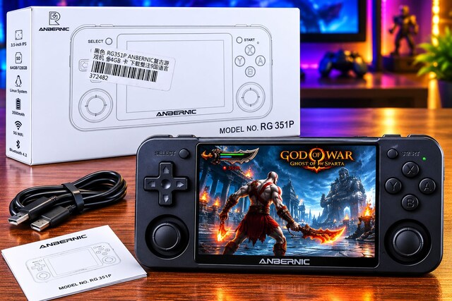ANBERNIC RG351P 64 GB | 12.000+ Oyun Hazır!